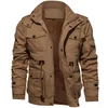 Felpe con cappuccio da uomo Felpe Abbigliamento tattico Bomber Giacca a vento spessa Cappotti da uomo Giacca traspirante 5XL Giacche calde da uomo Outwear Fleece militare