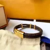 brand luxury jewelry female designer leather bracelet highend elegant fashion gift with logo and box9616677