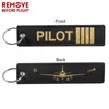 Porte-clés 3 pièces mode bibelot pilote Porte tissé équipage de conduite cadeau Aviation porte-clés Llavero avion porte-clés Smal22