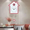 1Pc Premium Wall Cuckoo Clock Out the Window Cute Wall Clocks Decoration with Removable Pendulum, Desk Table Top Clocks Watch H1230