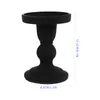 キャンドルホルダー1ピースダイニングテーブルの装飾装飾ガラスキャンドルホルダーマット効果ベース
