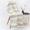 Towel Multi Color Striped Cotton Beach Terry Bath Towels For SPA Outdoor Absorbent Quick-drying Washcloth 70x140cm