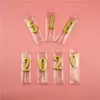 Golden Birthday Candles 09 Number Candle Smokeless Candle Creative Cake Decoration Birthday Party Decorations Separate PVC Box Pa1246725