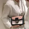 أزياء التسوق شعبية طبقة مزدوجة حقيبة صغيرة حقيبة صغيرة تنوعا حقيبة crossbody إمرأة اللون مطابقة حقيبة تسوق بسيط كلاسيكي الأزياء SMA