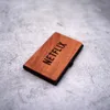 10 PCSLOT Real Wood Business Card Holder Money Clips Top Ultra Thin Wallet Minimalist Aluminium Credit6164963