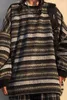 Y2K Cardigan Sweater Pullover Oversize Ulzzang BF Unisex Par Stickar Tröja Grandpa Sweater Koreansk Fashion Goth Pull 211215