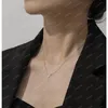 펜던트 디자이너와 여성 럭셔리 목걸이 S 더블 두개골 여성을위한 패션 엘프 커플 쇄골 체인 스웨터 체인 D2111201Z
