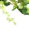 2M Wisteria Artificial Flower Vine Ivy Leaf Garland Rattan String Flowers Wedding Arch Decoration Home Garden Party Decor