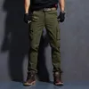 Camouflage tactique pantalon jeu de guerre Cargo pantalons décontractés hommes haute qualité pantalon armée militaire actif coton pantalon X0621
