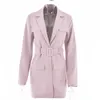 Blazer Spring Women Elegante Giacca di grandi dimensioni Fashi