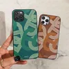 Карета дизайн клип цепь чехлы для телефона для iPhone 12 Mini 12Pro 11 Pro 11Pro X XS MAX XR 8 7 плюс кожаный яркий чехол для кожи задняя крышка + коробка