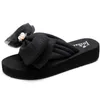 Filles Flip Flops Summer Slipper avec fond épais doux Enfants Belle Bow-Noeud Chaussures Parent-Enfant Sandales antidérapantes S182 210712