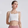 Solidny kolor sportowy bieliznę damskie bluzki z czołgiem damskie dwuwarstwowe oddychające joga stanik biegowy fitness