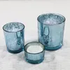 small glass candle cups