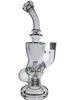 FTK 10 polegadas Hookahs Vidro Bongo Fab Ovo Torus Ferramentas de Fumaça Klein Recycler Tubos de Água Tubos de Fumo Tubulação de Óculos Rig Eril Dab Rigs 14.4mm Bongs Joint