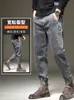 Мужские джинсы модный бренд Осенние Гонконг стиль повседневные свободные лодыжки длинные брюки Slim Fit Plus Place Workwear Harem
