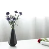 Vasos moderna cerâmica preto e branco para sala de estar desktop desktop vaso de flores mesa de jantar decoração
