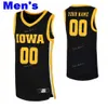 Maglia da basket Nik1 NCAA College Iowa Hawkeyes 25 Tyler Cook 1 Maishe Dailey 4 Isaiah Moss 51 Nicholas Baer Cucitura personalizzata