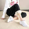 BEFORW Winter Women Cotton Thickening Lmitation Lamb Hair Warm Sweatpants Casual Comfy Sweatpants Leisure Trousers Pants 211216