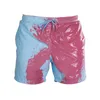 Men's Swimwear Men Encounter Water Color-changing Swimming Trunks Beach Shorts Personality Large-size Temperature-sensitive