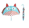 Lovely Cartoon animal Design Umbrellas For Kids children High Quality 3D Creative baby Sun umbrella 47CM*8K SN2709