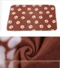 Pet Dog Soft Kennels Autumn and Winter Cat Filt Puppy Fleece Warmer Handduk Mat Pet Cushion Sleep Pad SXA30