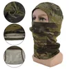 Tactical Camouflage Full Face Mask Military Wargame Casco Liner Cap Cycling Winter Warm Neck Guard Sciarf Caps Maschere