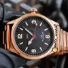 41mm Ranger Watches M79910-0001 79910 Black Dial Asian 2813 Automatic Mens Watch Full Rose Gold Steel Bracelet Hello Watch HWTD 8 235R