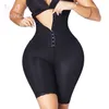 Lanfei Yüksek Bel Eğitmen Vücut Şekillendirici Pantie Faja Karın Kontrol Dikişsiz Iç Çamaşırı Shapewear Popo Kaldırıcı Zayıflama Külot 211218