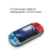 X7 Handheld Game Player 43 -calowy Wyświetlacz LCD 8 GB Przenośne kieszonkowe gry wideo Konsole 3000 klasyczne gry av