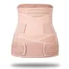 Bälten 3 i 1 buken Mage Band bäcken Belly Postpartum Belt Wrap Recovery Shapewear Body Shaper Women Fitness3510745