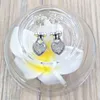 Andy Jewel Authentic 925 Sterling Silver Studs Love Locks Drop Earrings Fits European Pandora Style Studs Jewelry 296575