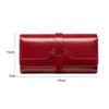 Fashion Luxury Genuine Leather Women Long Anti Theft RFID Holder Purse Clutch Bag Wallets