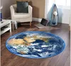 Tapis 3D motif de lune tapis rond salon tapis enfants enfants chambre chaise tapis circulaire tapis de bain