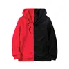 Zipper Sweatshirt Men Hooded Streetwear Hoodies Men Hip Hop Oversized Hoodie Men Gym Tracksuits Outwear Patchwork Hoody 210728