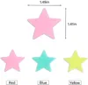 Bigger 3D Stars Glow In The Dark Wall Stickers 3.8cm Luminous Fluorescent For Kids Baby Room Bedroom Ceiling Home Decor
