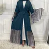 Odzież Etniczna Ramadan Eid Mubarak Open Dubai Abaya Kimono Pakistani Turcja Islam Arabska Muzułmanka Sukienka Dla Kobiet Robe Longue Femme Musulane