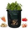 Planters & Pots DIY Potato Grow Planter PE Cloth Planting Container Bag Thicken Garden Pot Fruit Vegetable Pflanzbeutel