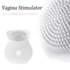 Rose Flower Clitoris Sucker Dildo Vibrator Seksspeeltjes Voor Vrouwen Tong Borstel Tepel Massager Pijpen Pussy Likken Speelgoed Voor AdultP0804