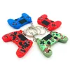 Nyckelringar 1pc 3d pvc spelmaskin keychain söt gamepad nyckelkedja för barn presentväska bil hängande nyckelring objekt