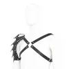 NXY SM SEX Vuxen Toy BDSM Bondage Kläder Mäns Y Unilateral axelremmar gladiatorisk klänning Samurai Bundled Bra Costumes1220