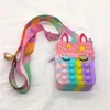 Favor favorita Rat Killing Pioneer Press Bolsa de silicone Pinch le Lovely Messenger Fashion Unicorn Bags de ombro2443141