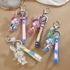 Porte-clés fille voiture sac pendentif porte-clés cadeau bijoux coréen coloré cristal porte-clés acrylique poupée porte-clés pour femmes 2022 Miri22