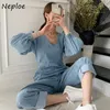 V Neck Długi rękaw Pullover Kombinezony Kobiety Wysoka Talia Hip Sashes Denim Body Urządzenia Femme Spring SIM Playsuits 210422