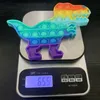 Leksak gynnar fluorescens tryckbubbla sensoriska sensoriska leksak autism ångest stress avlastare ökar fokus mjuk press leksak2181454