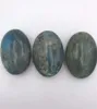 1 pc labradorite تقلق حجر الكريستال النخيل حجر الإبهام حجر الجيب