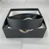 gold and silver letter belts with smooth buckles fashion casual jean men's women's leather belt designs 3.8cm