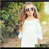 Baby Girls Lace Strapless Dress Children Suspender Princess Kids Summer White Skirt Child Boutique Clothing Umixf 4Oqxu