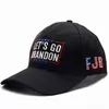 Lets Go Brandon FJB DADS Sport Snapbacks Cap Borduurwerk Baseball Caps Gewassen Katoen Denim Verstelbare Trucker Hat WXY200
