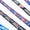 Trump Lanyards Keychain USA Flag Make America Great Again ID Badge Holder Key Ring Straps for Mobile Phone Party Favor DHJ32